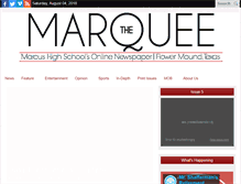 Tablet Screenshot of mhsmarquee.com